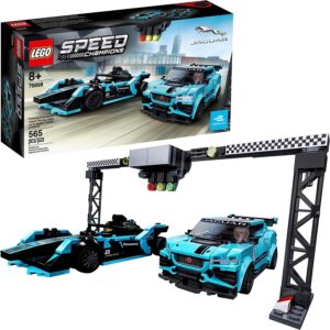 LEGO Speed Champions Formula E Panasonic Jaguar Racing GEN2 car & Jaguar I-PACE eTROPHY (76898)