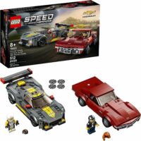 LEGO Speed Champions Chevrolet Corvette C8.R Race Car and 1969 Chevrolet Corvette (76903)