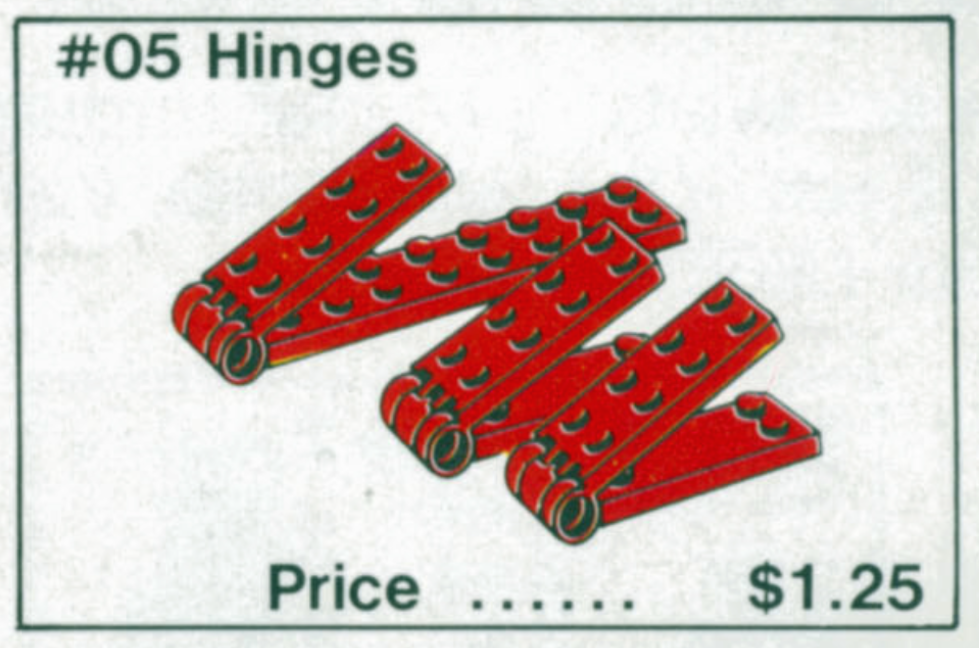 LEGO Service Packs Hinges (05-1)