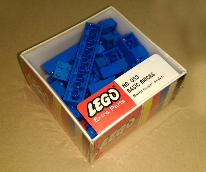 LEGO Samsonite Assorted Basic Bricks - Blue (053-1)