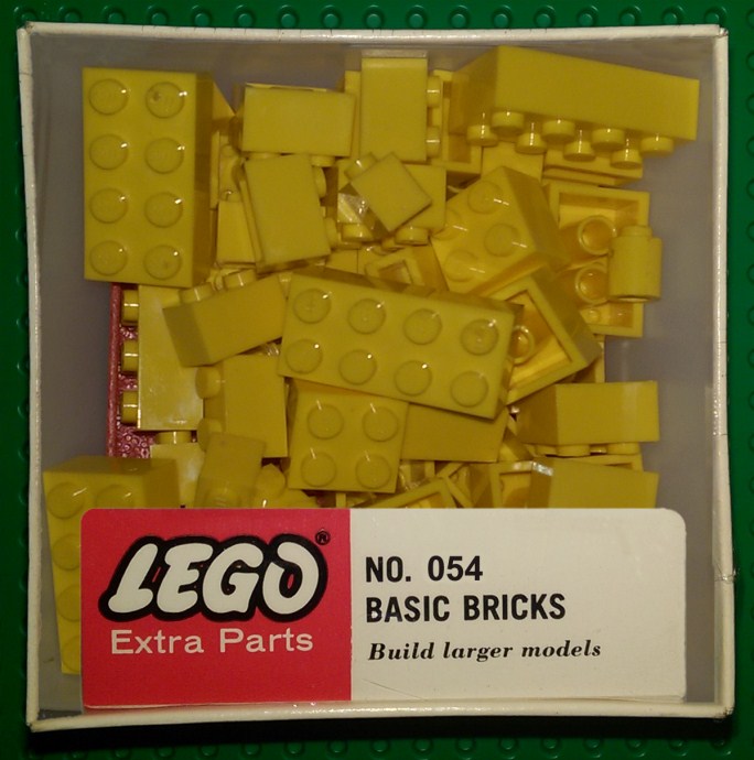 LEGO Samsonite Assorted Basic Bricks - Yellow (054-1)