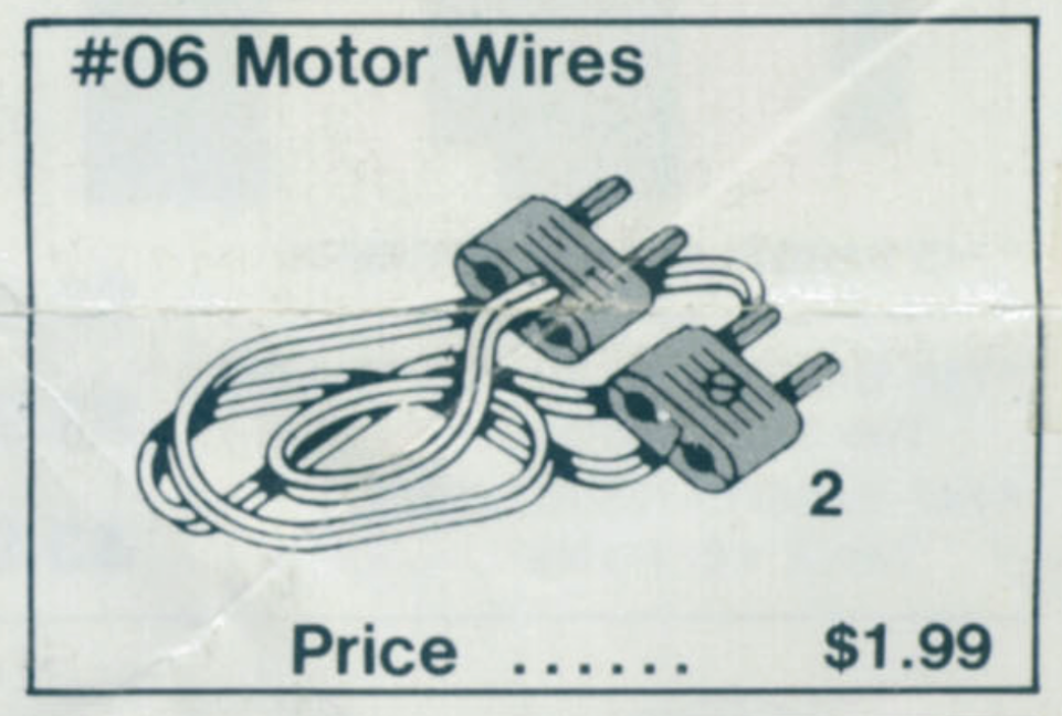 LEGO Technic Motor Wires (06-1)