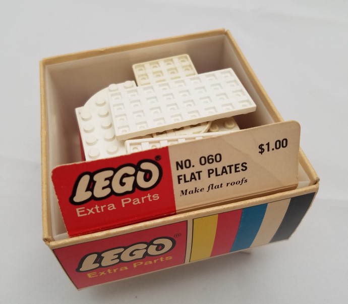 LEGO Samsonite Assorted White Plates (060-1)