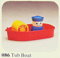 LEGO Town Tub Boat (086-1)