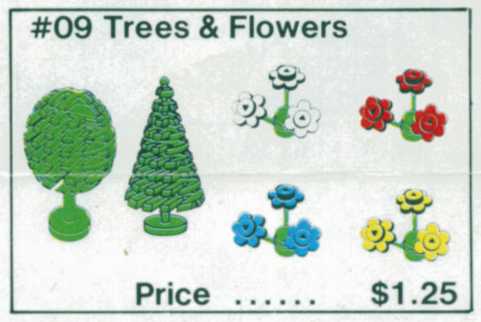 LEGO Service Packs Trees & Flowers (09-1)