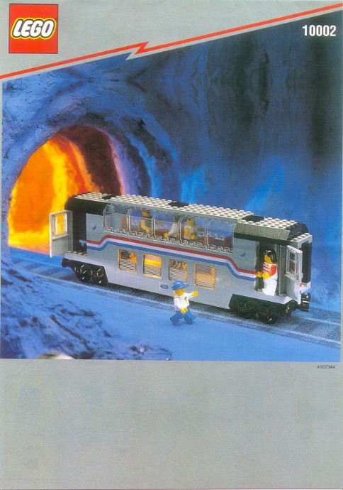 LEGO Train Railroad Club Car (10002-1)