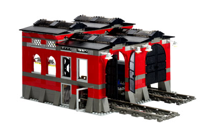 LEGO World City Train Engine Shed (10027-1)