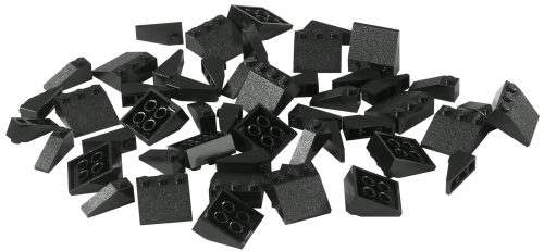 LEGO Bulk Bricks Black Slopes 33 3 x 1 and 3 x 3 (10055-1)