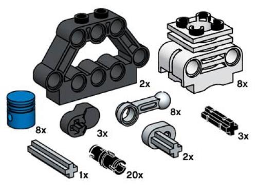 LEGO Bulk Bricks TECHNIC Motor (10077-1)