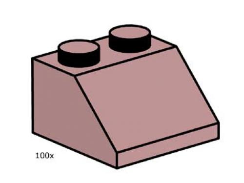 LEGO Bulk Bricks 2 x 2 Sand Red Roof Tiles (10114-1)