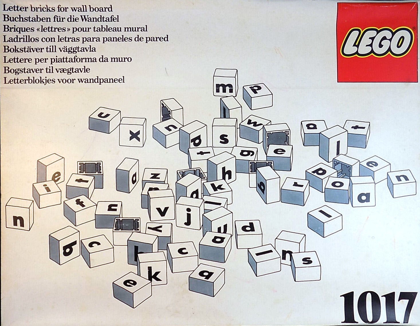 LEGO Duplo and Explore Letter Bricks for Wall Board (1017-1)