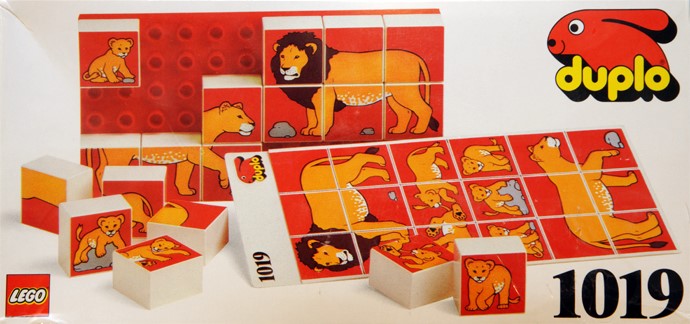 LEGO Duplo and Explore Mosaic Set - Lion (1019-1)