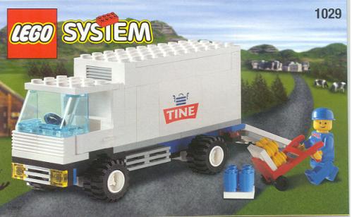 LEGO Town Milk Delivery Truck - Tine (1029-1)
