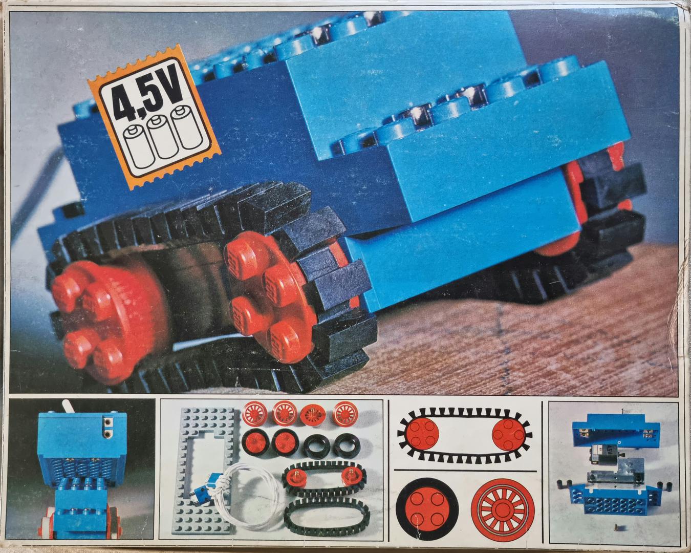 LEGO Supplemental 4.5V Motor Set with Rubber Tracks (103-1)