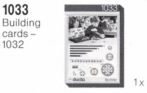 LEGO Technic Building Cards - 1032 (1033-1)