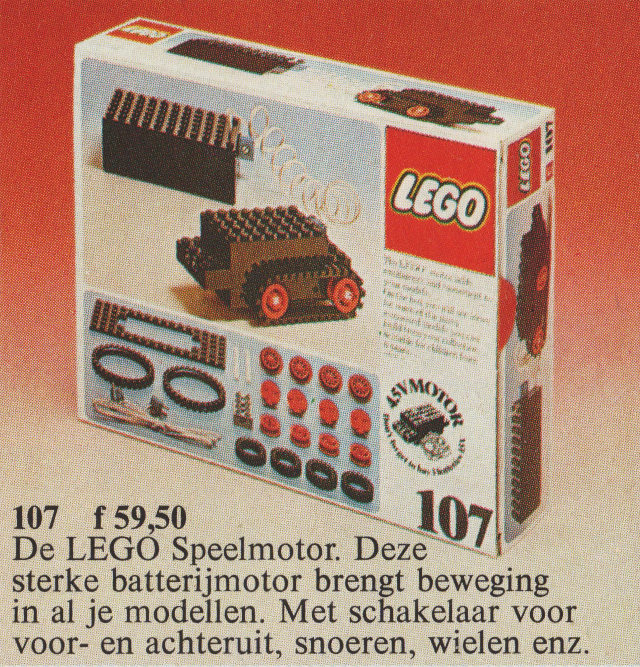 LEGO Supplemental 4.5V Motor Set (107-1)