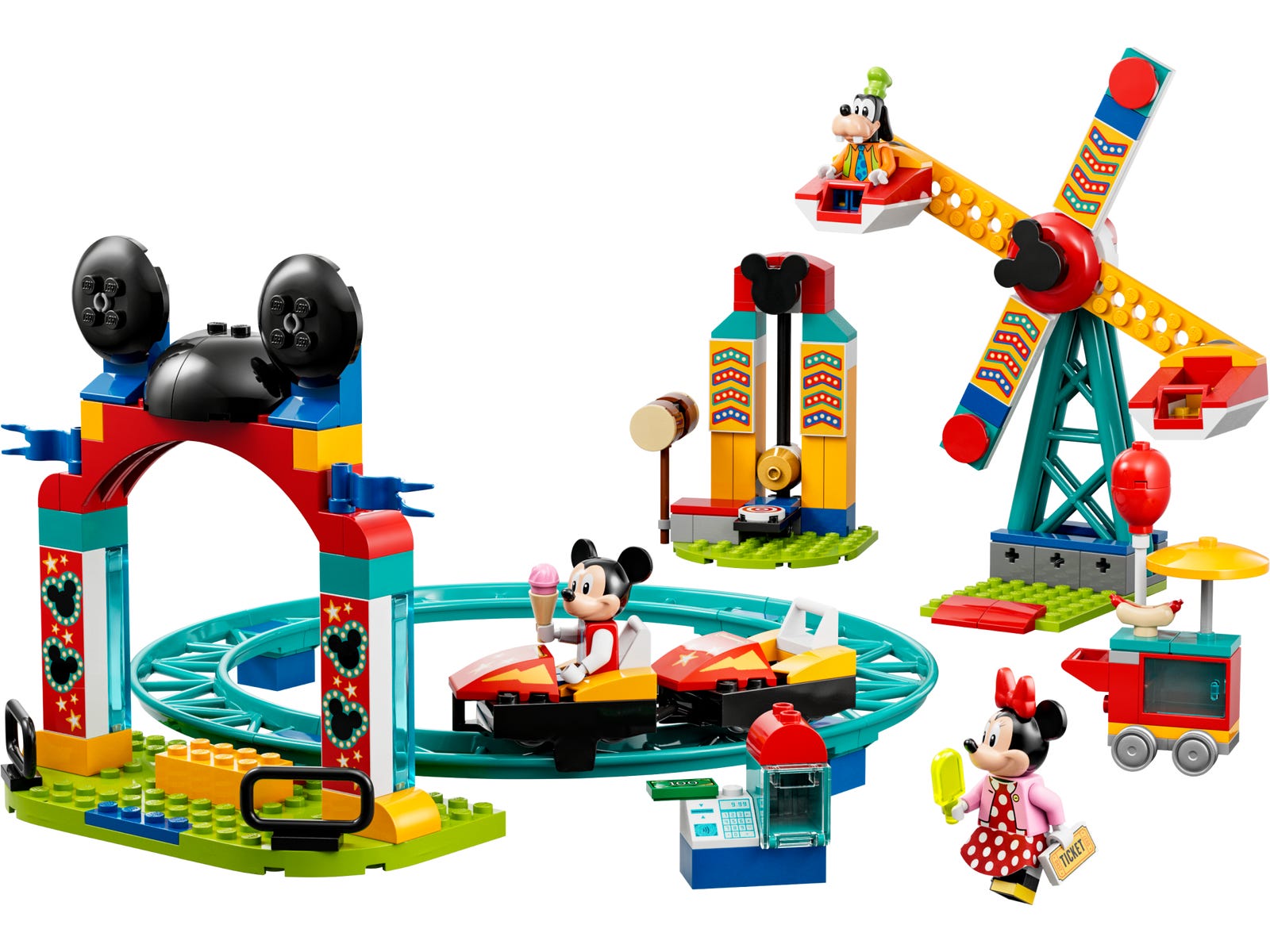 LEGO Mickey Mouse Mickey, Minnie and Goofy's Fairground Fun (10778-1)
