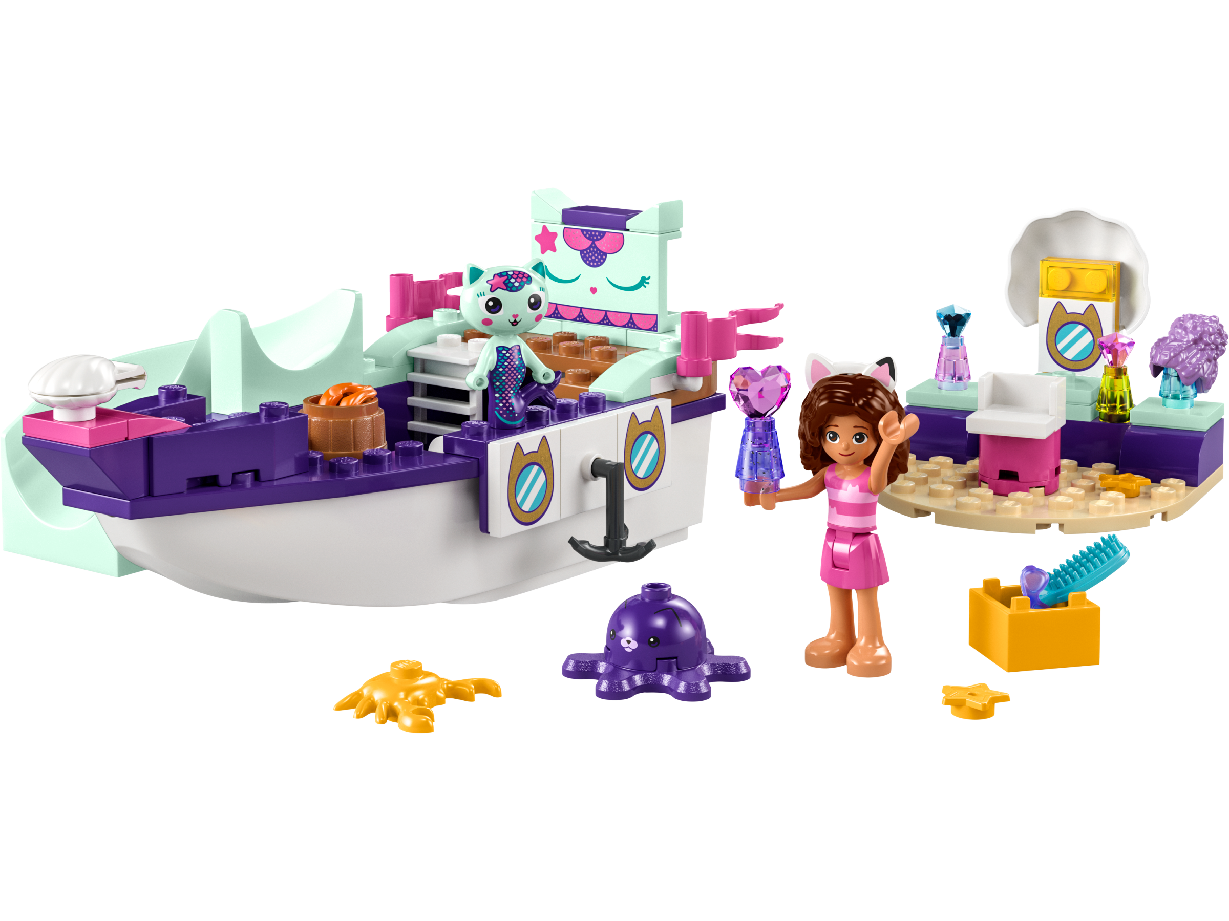 LEGO Gabby's Dollhouse Gabby & MerCat's Ship & Spa (10786-1)