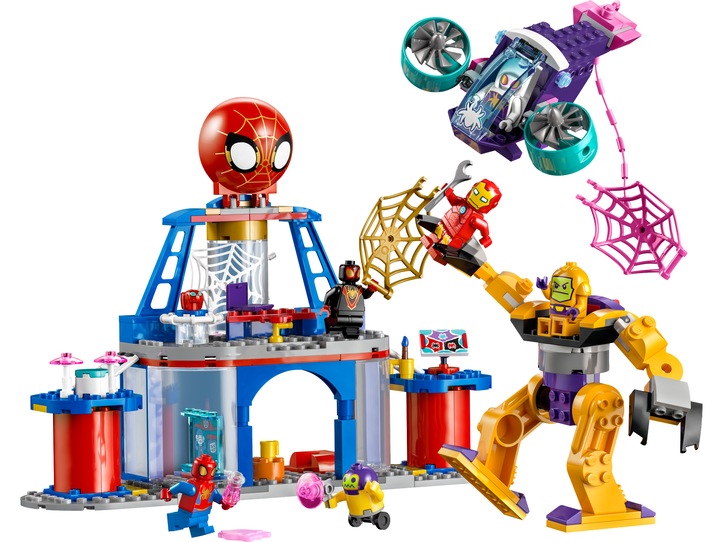 LEGO Spidey and His Amazing Friends Team Spidey Web Spinner Headquarters (10794-1)