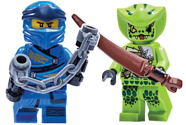 LEGO Ninjago Jay vs. Lasha (111904-1)