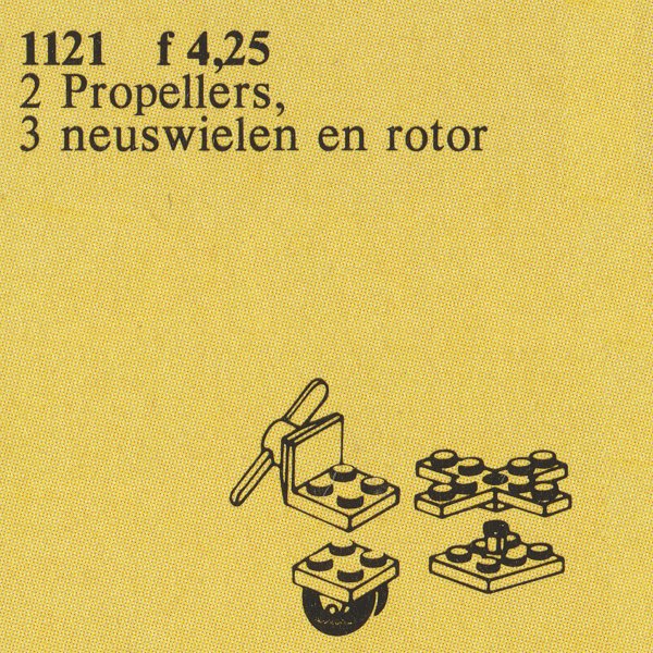 LEGO Service Packs Propellers, Wheels and Rotor Unit (1121-1)