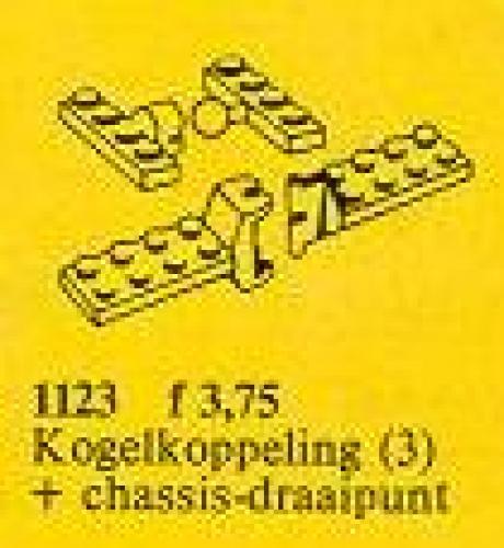 LEGO Service Packs Ball and Socket Couplings, Articulated Joint (1123-1)