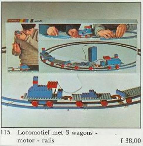 LEGO 4.5V Starter Train Set with Motor (115-2)