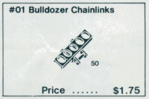 LEGO Technic Bulldozer Chain Links (01-2)