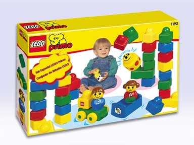LEGO Primo Medium Stack 'n' Learn Set (1192-1)