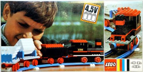 LEGO 4.5V Complete Freight Train Set with Tipper Trucks (120-1)