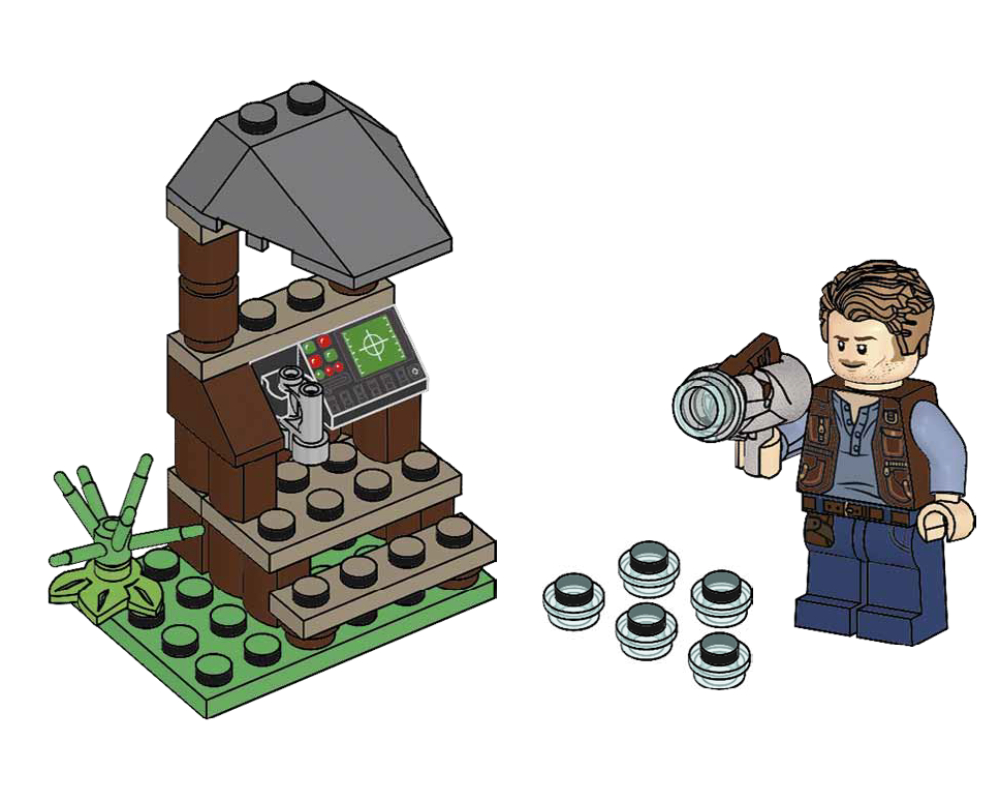LEGO Jurassic World Owen and Lookout Tower (121802-1)