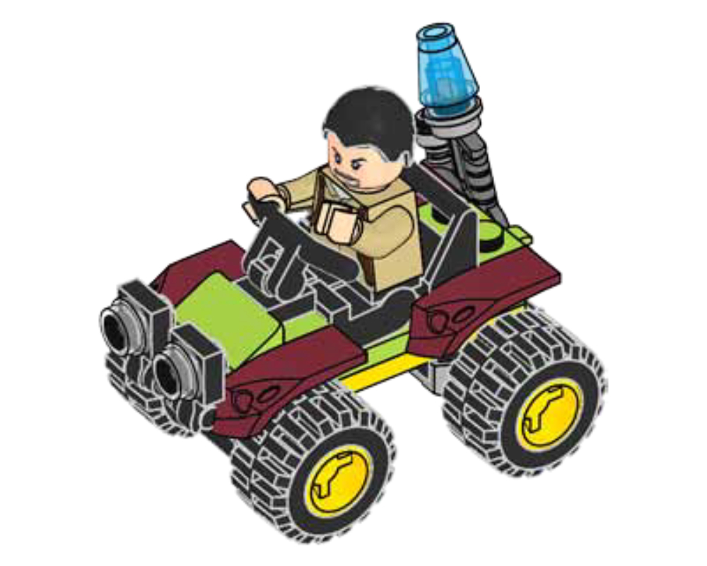 LEGO Jurassic World Vic Hoskins with Buggy (122009-1)