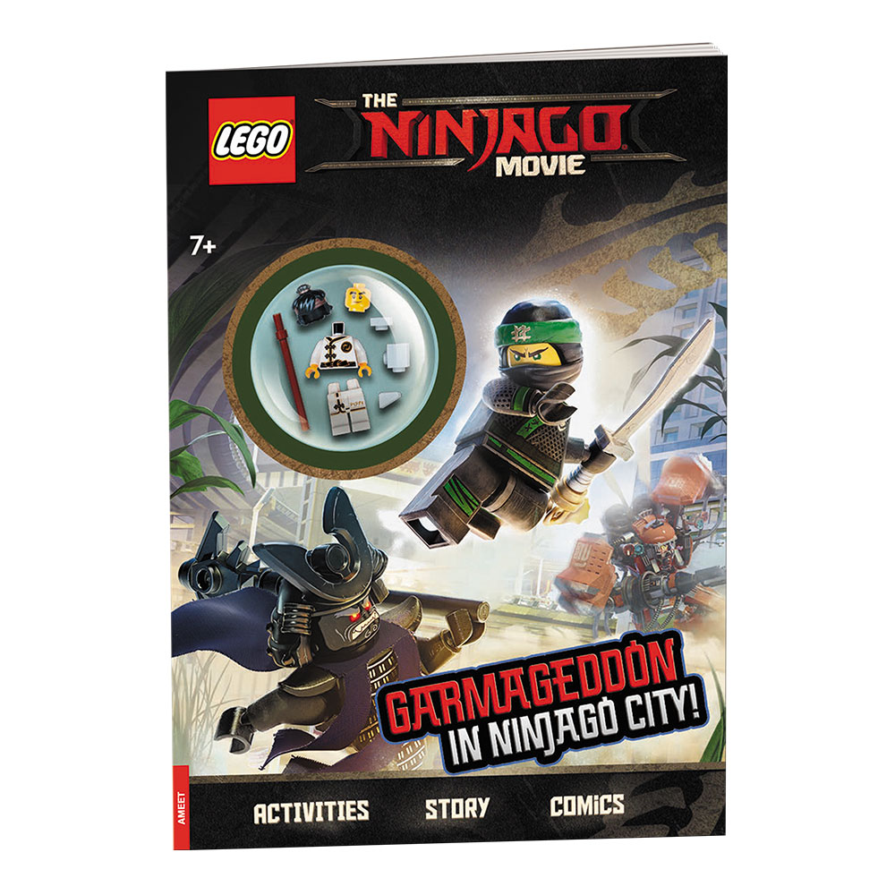 LEGO Activity Books with LEGO Parts The LEGO Ninjago Movie: Garmageddon in Ninjago City! (12201420-1)