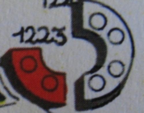 LEGO Supplemental 2 x 2 Curved Bricks (1223-3)