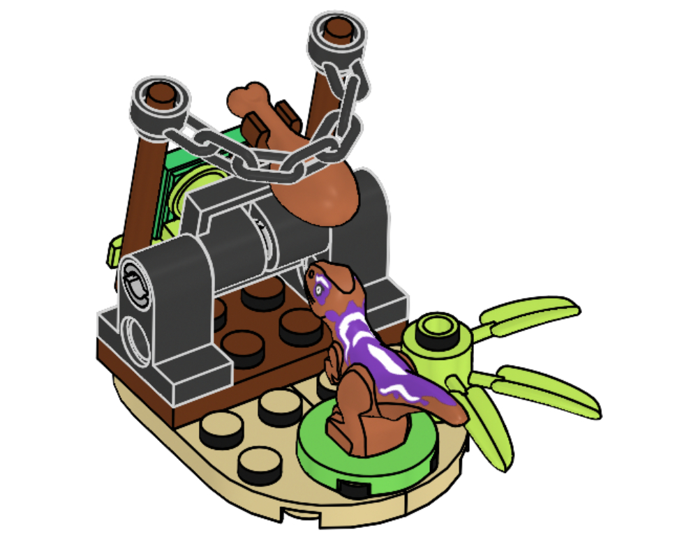 LEGO Jurassic World Raptor and Trap (122326-1)