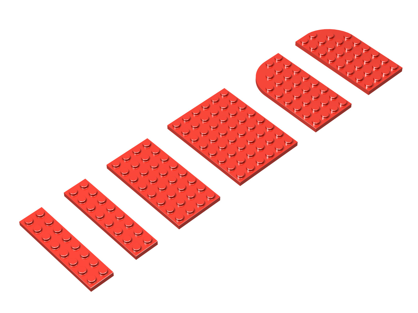 LEGO Supplemental Mixed Plates Parts Pack (1225-2)