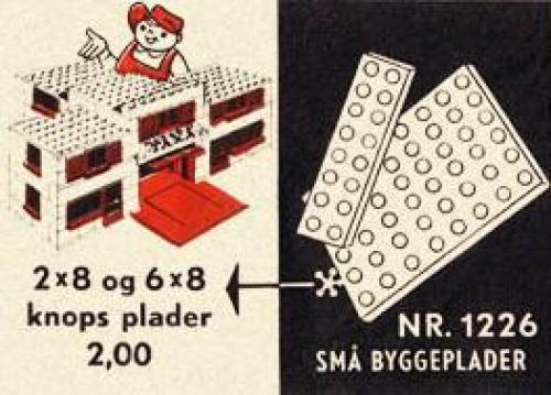 LEGO Supplemental 6 x 8 & 2 x 8 Plates (1226-2)