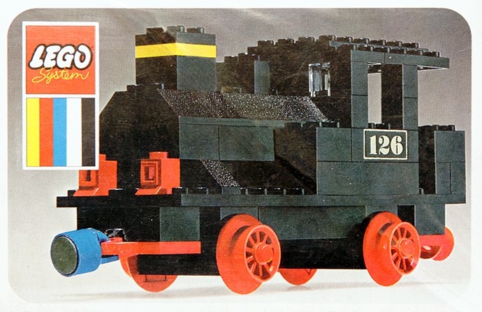 LEGO 4.5V Steam Locomotive (Push) (126-1)