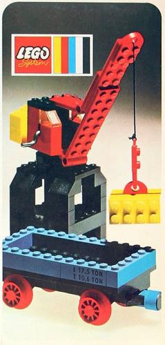 LEGO 4.5V Port Crane and Flat Waggon (132-2)
