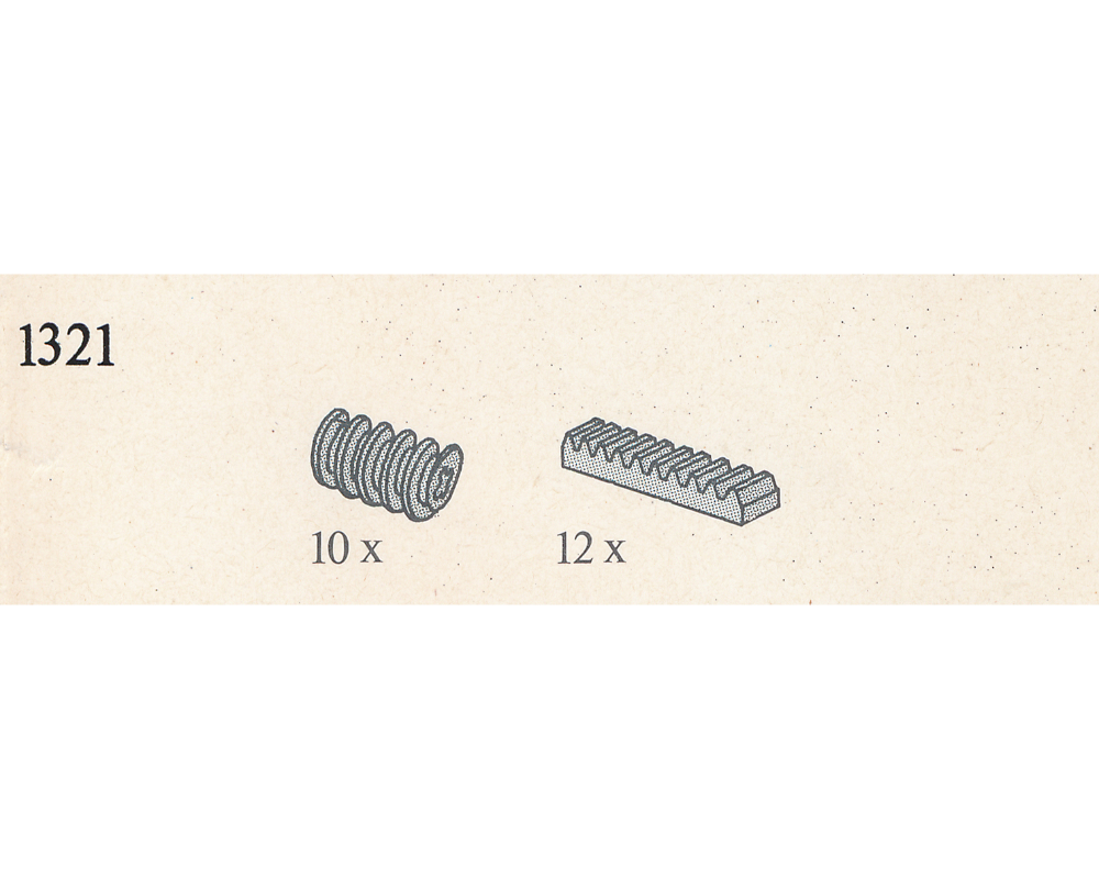 LEGO Technic Worm Gear and Racks (1321-1)