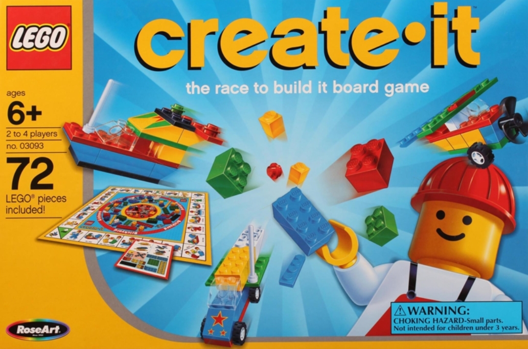 LEGO Early Creator The Race to Build It Board Game (03093-1)