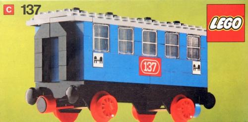 LEGO 4.5V Passenger Sleeping Car (137-2)