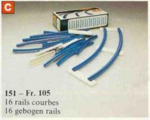 LEGO 4.5V Curved Track (151-1)