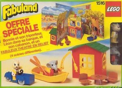 LEGO Fabuland Theater with Play-Scenes (1516-1)