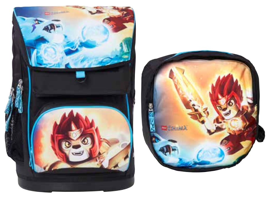LEGO Bags, Totes, & Luggage Legends of Chima Fire and Ice Large Backpack with Gym Bag (15231-1)