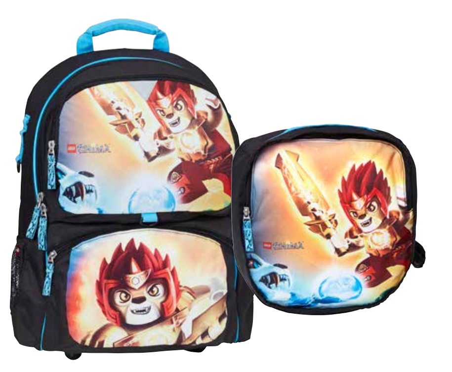 LEGO Bags, Totes, & Luggage Legends of Chima Fire and Ice Backpack with Gym Bag (15281-1)