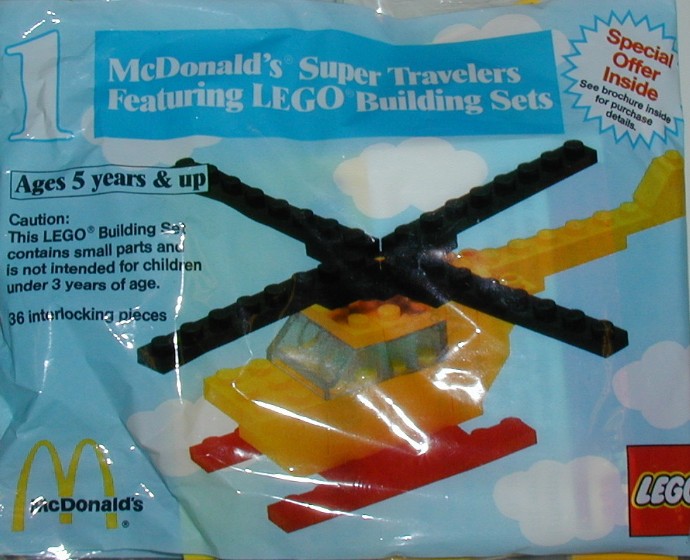 LEGO McDonalds Helicopter (1548-2)