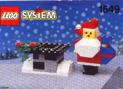 LEGO Christmas Santa and Chimney (1549-1)