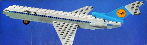 LEGO Airlines Lufthansa Boeing 727 (1560-2)