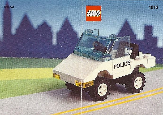 LEGO Classic Town Police Car (1610-1)